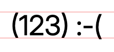 Inter with contextual alternates enabled