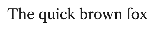Libre Caslon Text set at 48 pixels